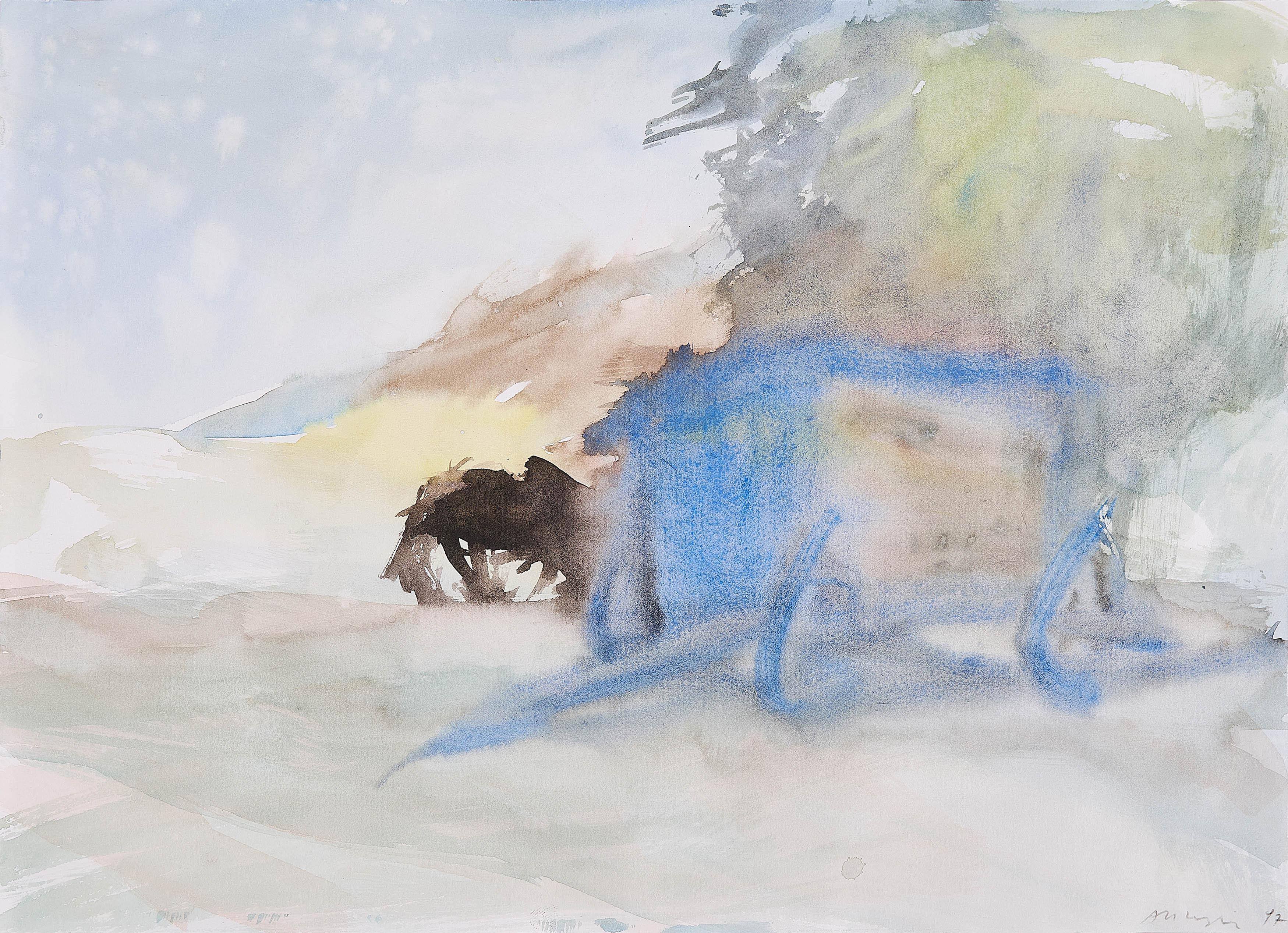 Siegfried Anzinger - Ohne Titel.