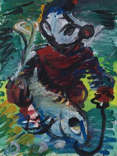 Siegfried Anzinger - Senza titolo