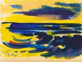 Siegward Sprotte - Ohne Titel (Meereswogen).