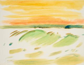 Siegward Sprotte - Seelandschaft.