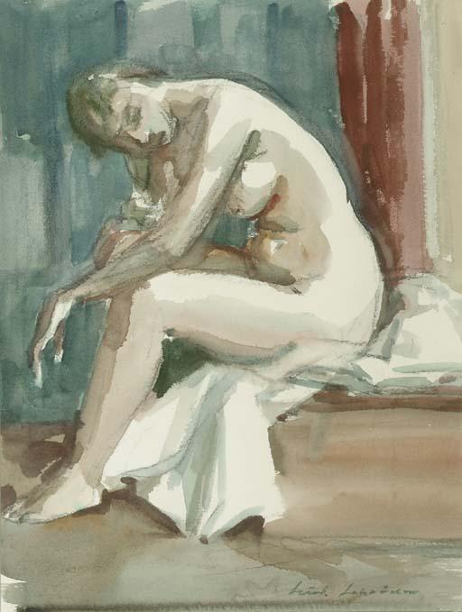 Sierk Schröder - A seated nude