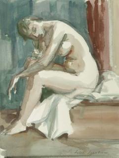 Sierk Schröder - A seated nude