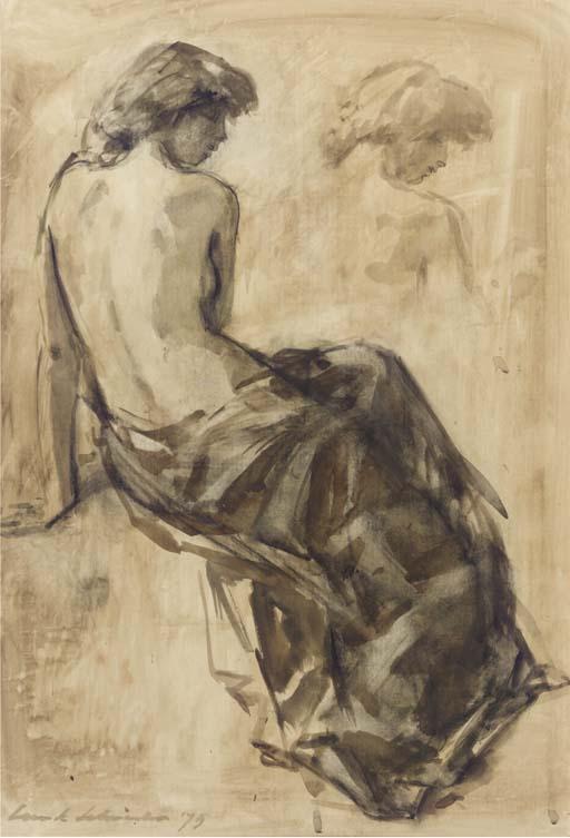 Sierk Schröder - Seated nude