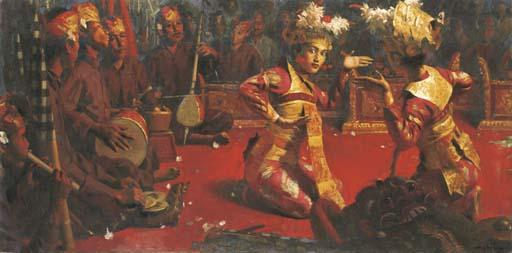 Siew Hock Meng - Dancer With Gamelan Orchestra