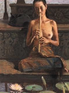 Siew Hock Meng - Girl Playing Flute