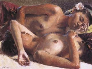 Siew Hock Meng - Two Reclining Nudes
