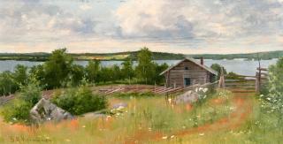 Sigfrid August Keinänen - Summer Landscape.