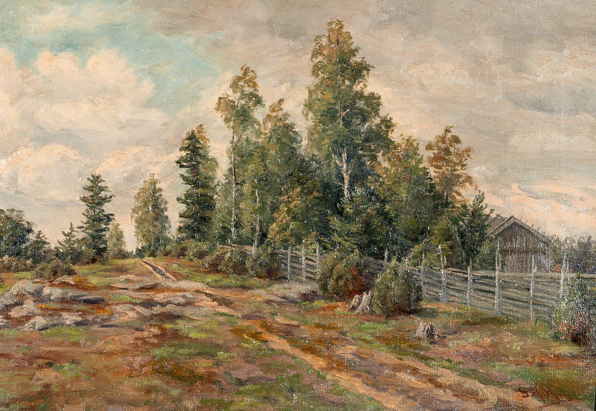 Sigfrid August Keinänen - Summer Landscape.