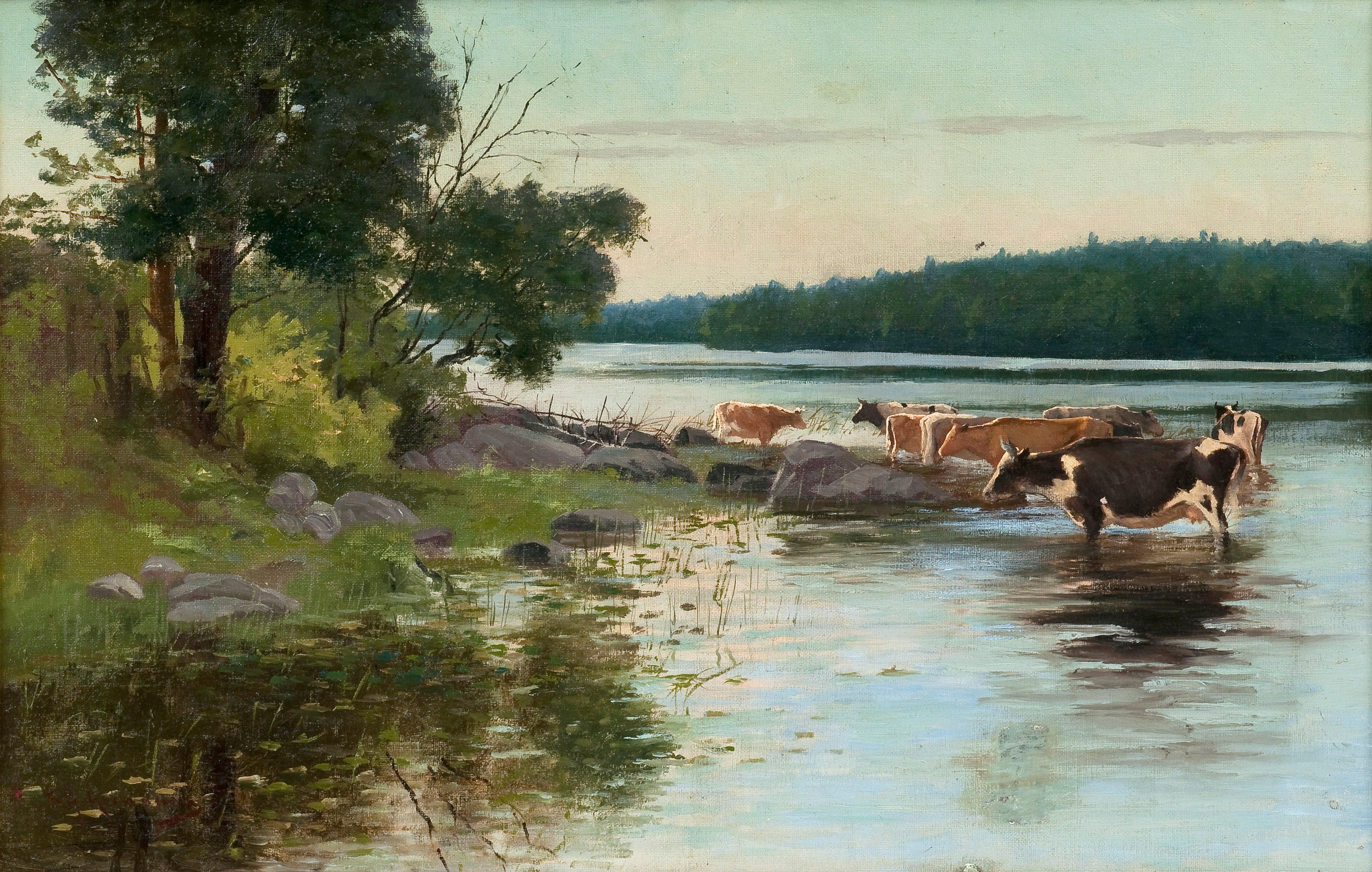 Sigfrid August Keinänen - View Over The Lake.