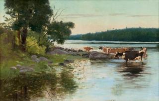 Sigfrid August Keinänen - View Over The Lake.