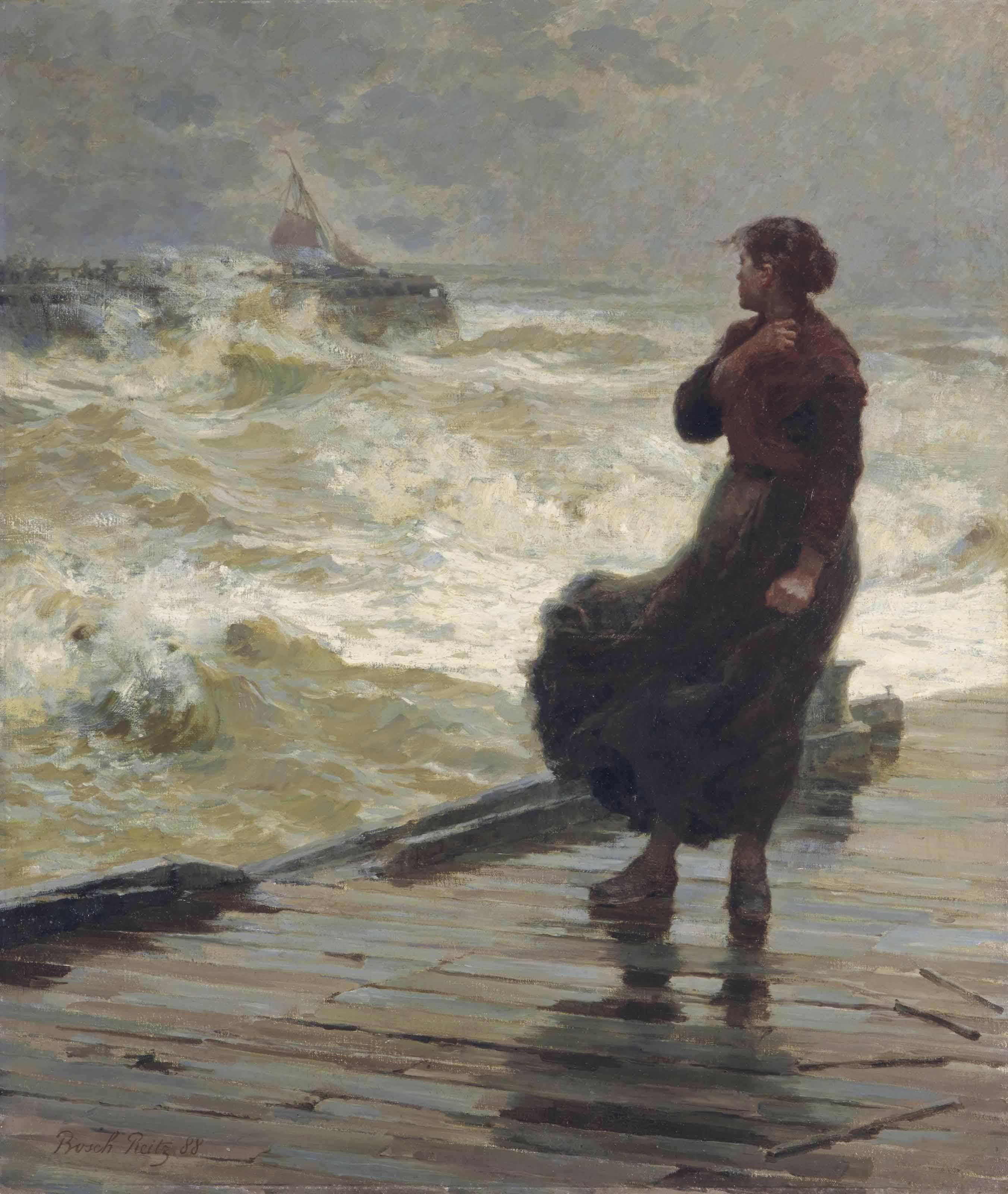 Sigisbert Chretien Bosch Reitz - La Rentrée périlleuse