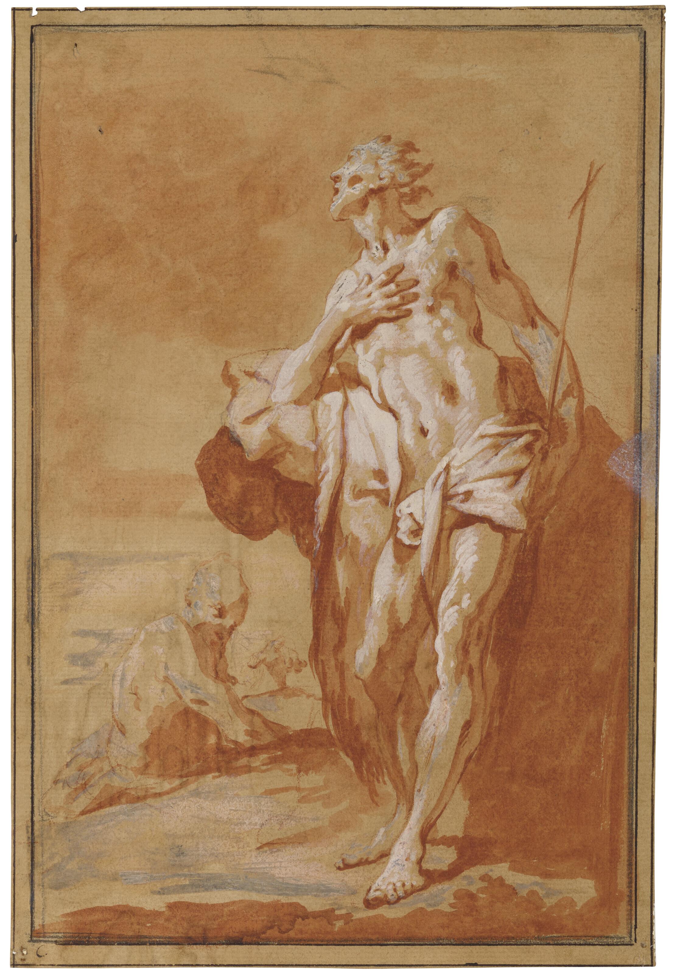 Sigismondo Caula - Saint Jean-Baptiste dans le désert