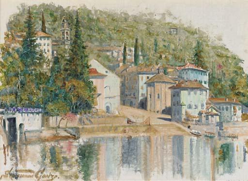 Sigismund Christian Hubert Goetze - Lake Como