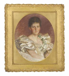 Sigismund Christian Hubert Goetze - Portrait of Mrs Leila de Lisle