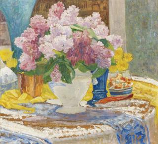Sigismund Righini - Blumenstillleben, 1907