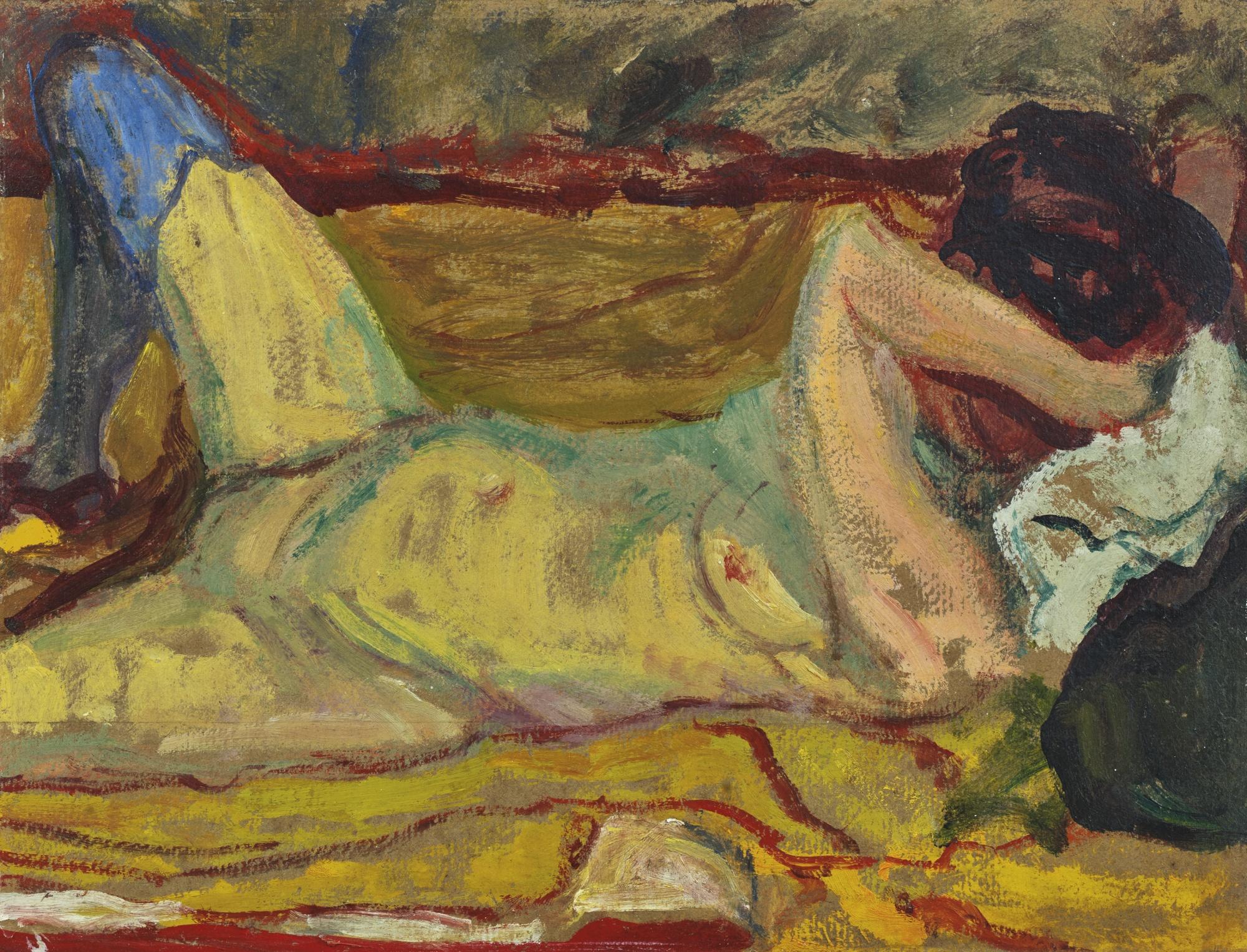 Sigismund Righini - Liegender Akt