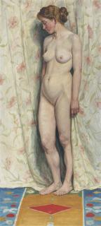 Sigismund Righini - Stehender Weiblicher Akt, 1904