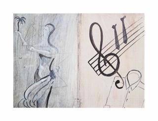 Sigmar Polke - Blumentopf, Notenschlussel And Spazierstock