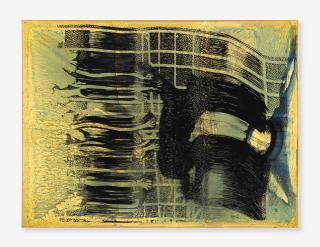 Sigmar Polke - Flucht (blau) (Flight (blue))