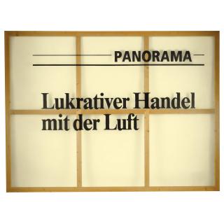 Sigmar Polke - Panorama - Lukrativer Handel Mit Der Luft (Panorama - Lucrative Trade With Air)