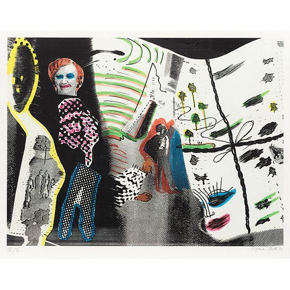 Sigmar Polke - S. schmeckt Pfirsich von H. (S. Tastes Peach from H.)