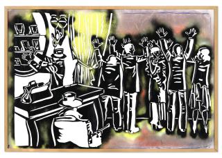 Sigmar Polke - Überfall der Bijouterie (Raid of the Jewellery Store)