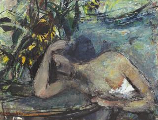 Sigmund Joseph Menkes - Femme endormie