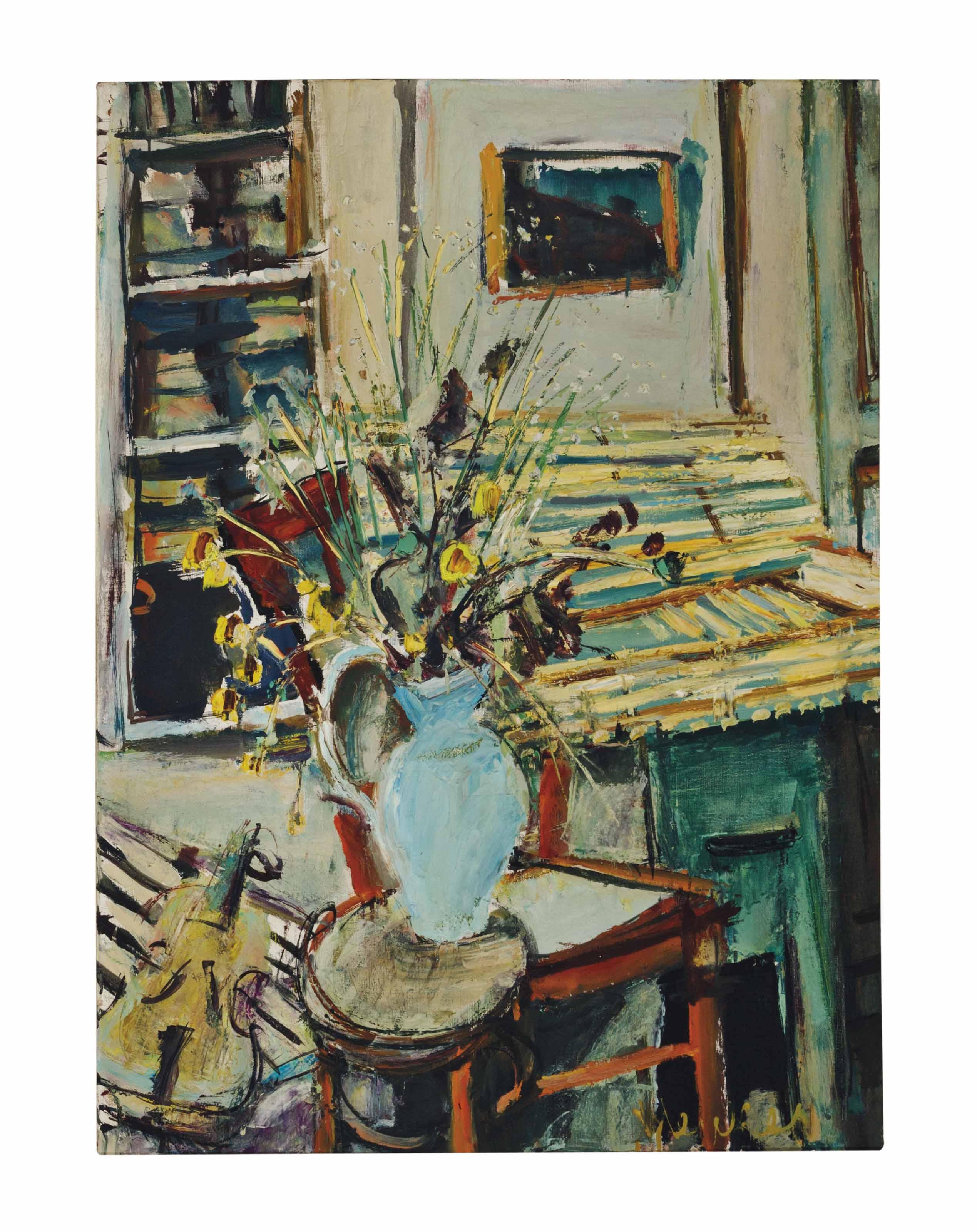 Sigmund Joseph Menkes - Nature Morte avec Panier