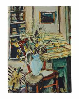 Sigmund Joseph Menkes - Nature Morte avec Panier