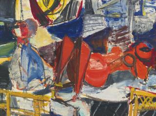 Sigmund Joseph Menkes - Red Nude