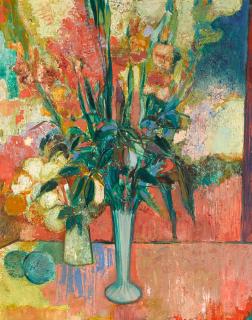 Sigmund Menkès - A still life of flowers in a vase