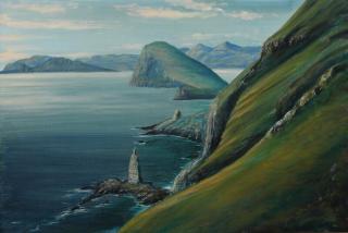 Sigmund Petersen - Landscape from the Faroe Islands