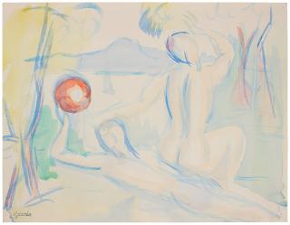 Sigrid Hjertén - By the lake