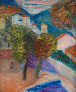 Sigrid Hjertén - Southern landscape