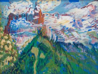 Sigrid Hjertén - Southern landscape