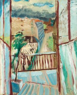 Sigrid Hjertén - View at Rue Joseph-Bara