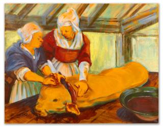 Sigrid Holmwood - Butchering a Pig