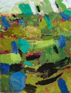 Sigrid Kopfermann - „Grüne Landschaft“.