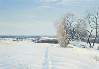 Sigvard Marius Hansen - Footprints in the snow