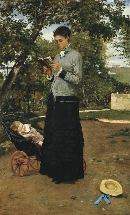 Silvestro Lega - Il sonno dell\'Innocenza (1882 circa)