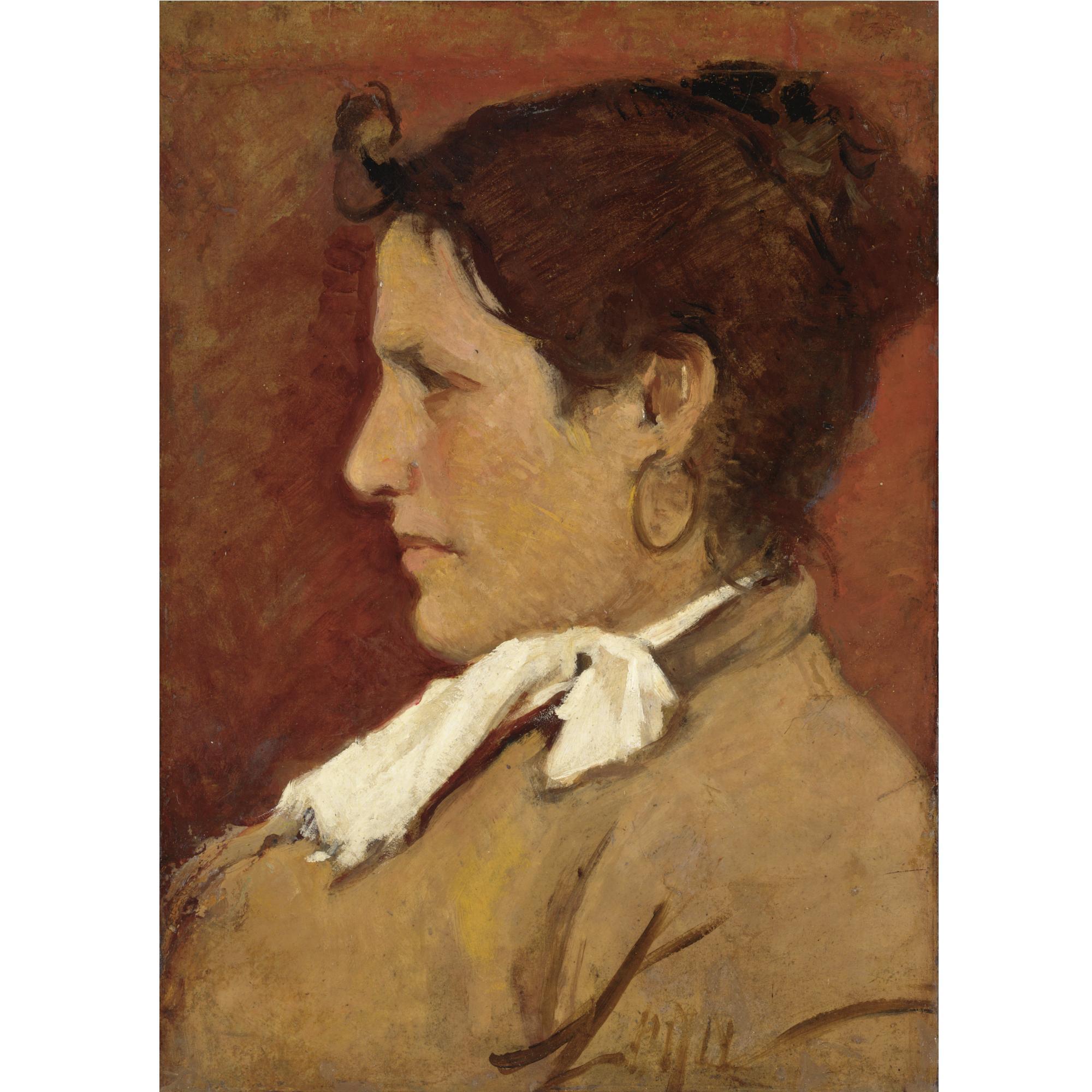 Silvestro Lega - Profilo Di Donna