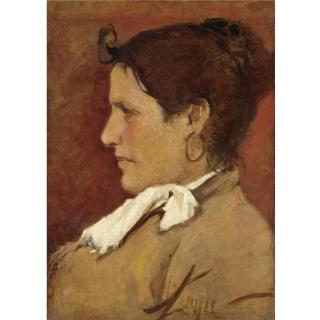 Silvestro Lega - Profilo Di Donna