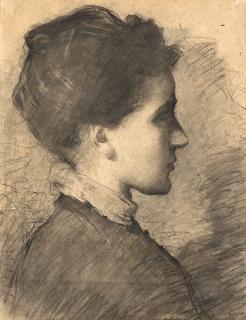 Silvestro Lega - Profilo di ragazza