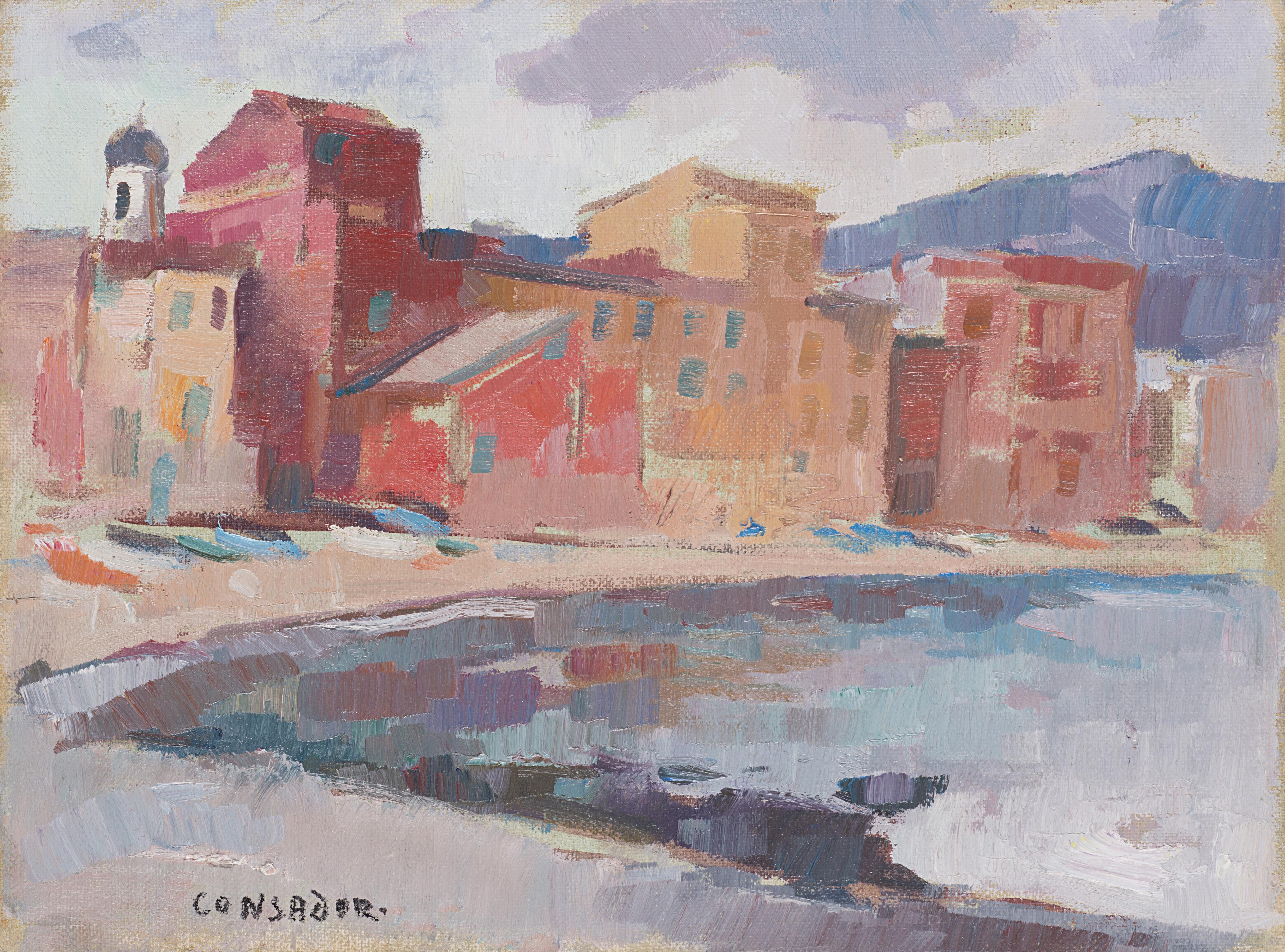 Silvio Consadori - Marina piccola a Sestri Levante