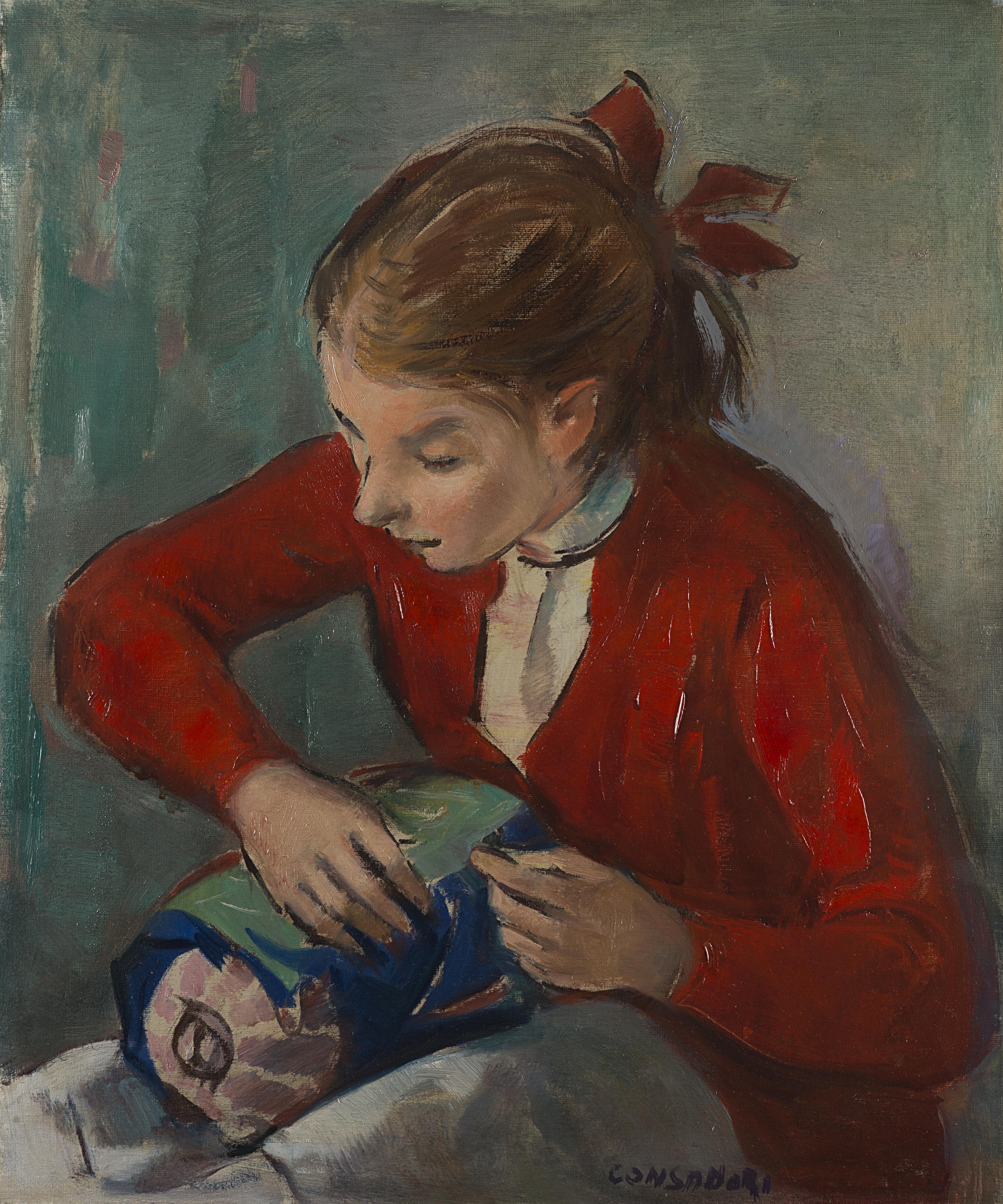 Silvio Consadori - Merlettaia buranella