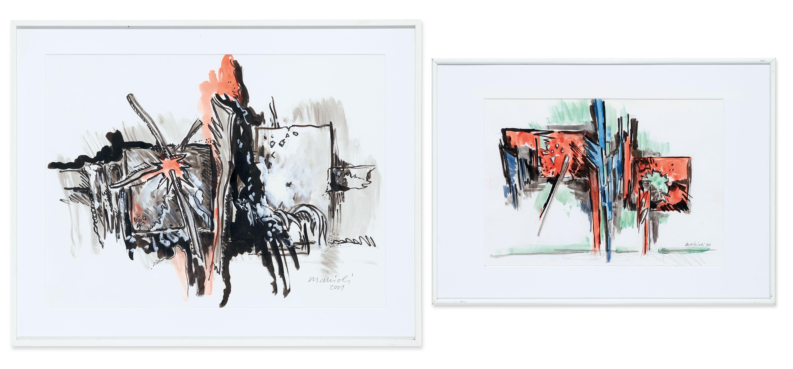 Silvio Mattioli - (i) Kreuzwegmotiv III (ii) Untitled