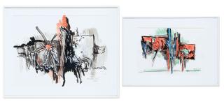 Silvio Mattioli - (i) Kreuzwegmotiv III (ii) Untitled