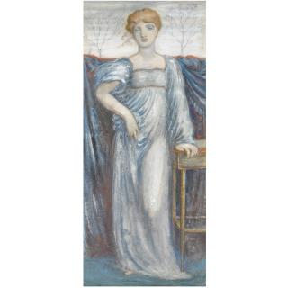 Simeon Solomon - A Woman In Blue