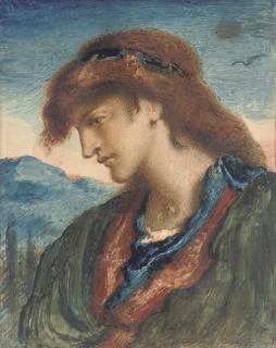 Simeon Solomon - Head of A Youth