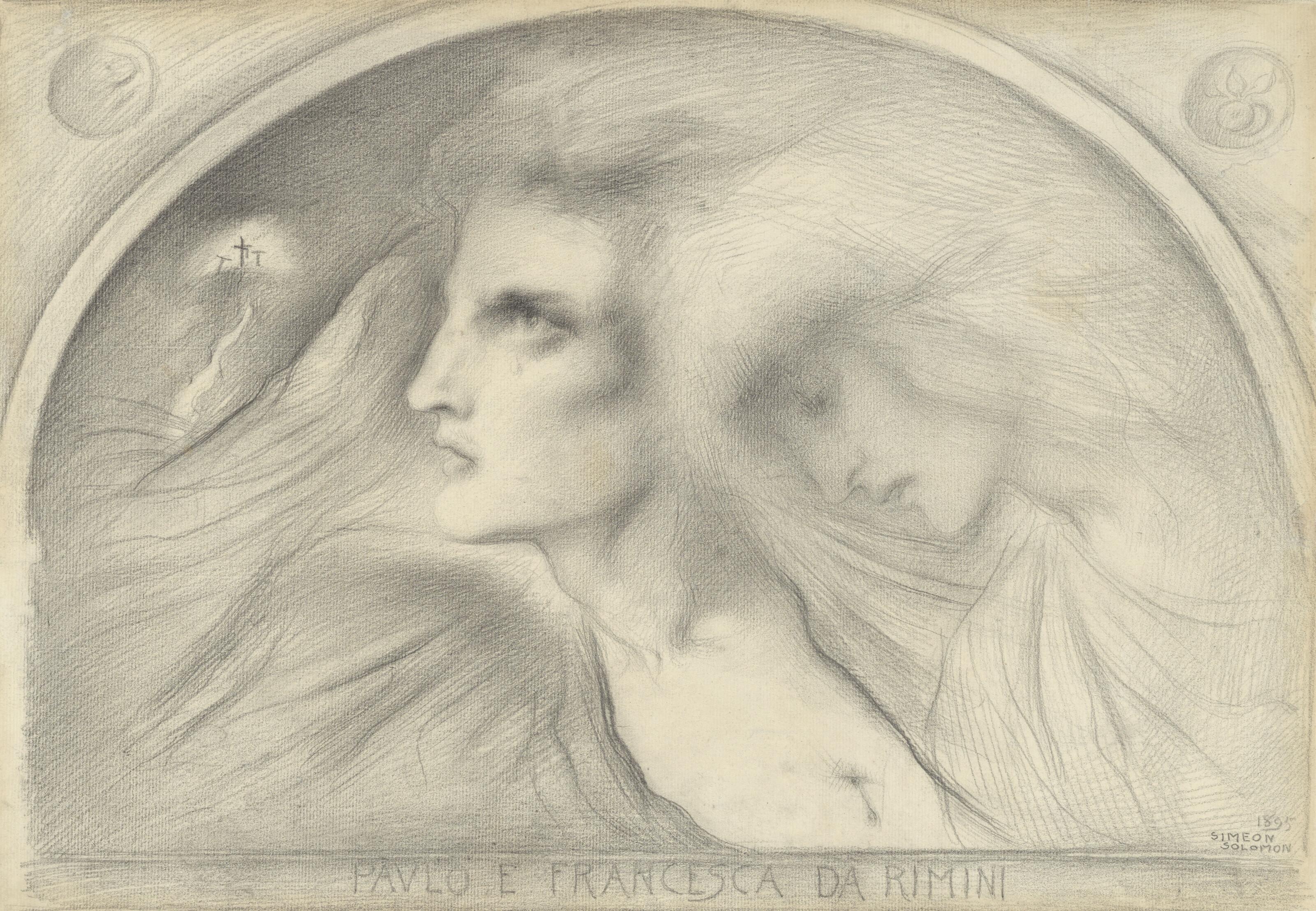 Simeon Solomon - Paolo e Francesca da Rimini